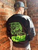Bluza Bawełniana Czarna Duzers 692