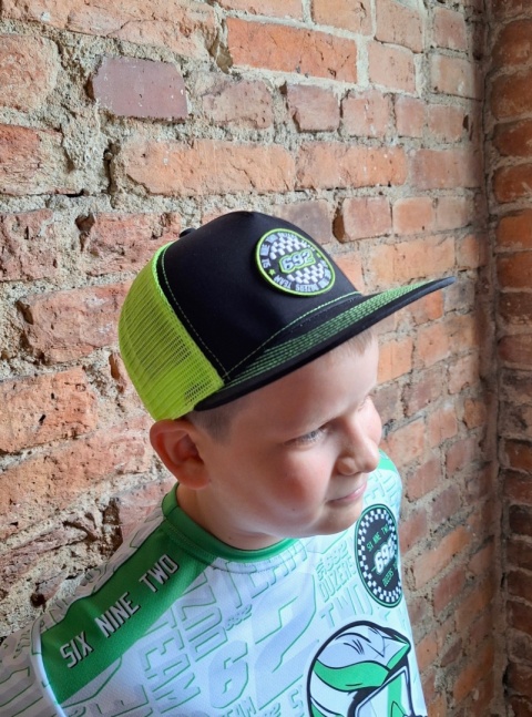 Czapka z daszkiem Junior Czarna Duzers U Czapka z daszkiem Junior Czarna Duzers U