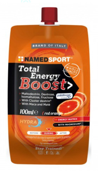 NAMEDSPORT Total Energy Boost Czerwona pomarańcza 100 ml